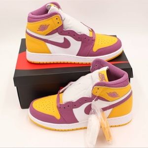 Air Jordan 1 Retro High OG "Brotherhood" | Size 7Y Grade School (575441 706) A2